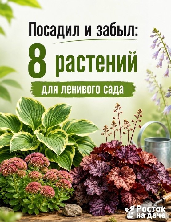 8 растений для ленивого сада